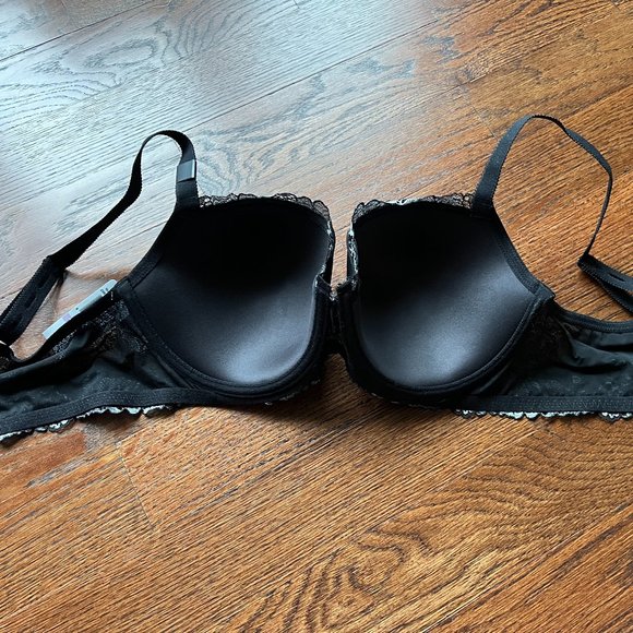 Paramour by Felina Madison full figure Contour T-Shirt Bra | Demi | Lace BLK NWT - Picture 5 of 9